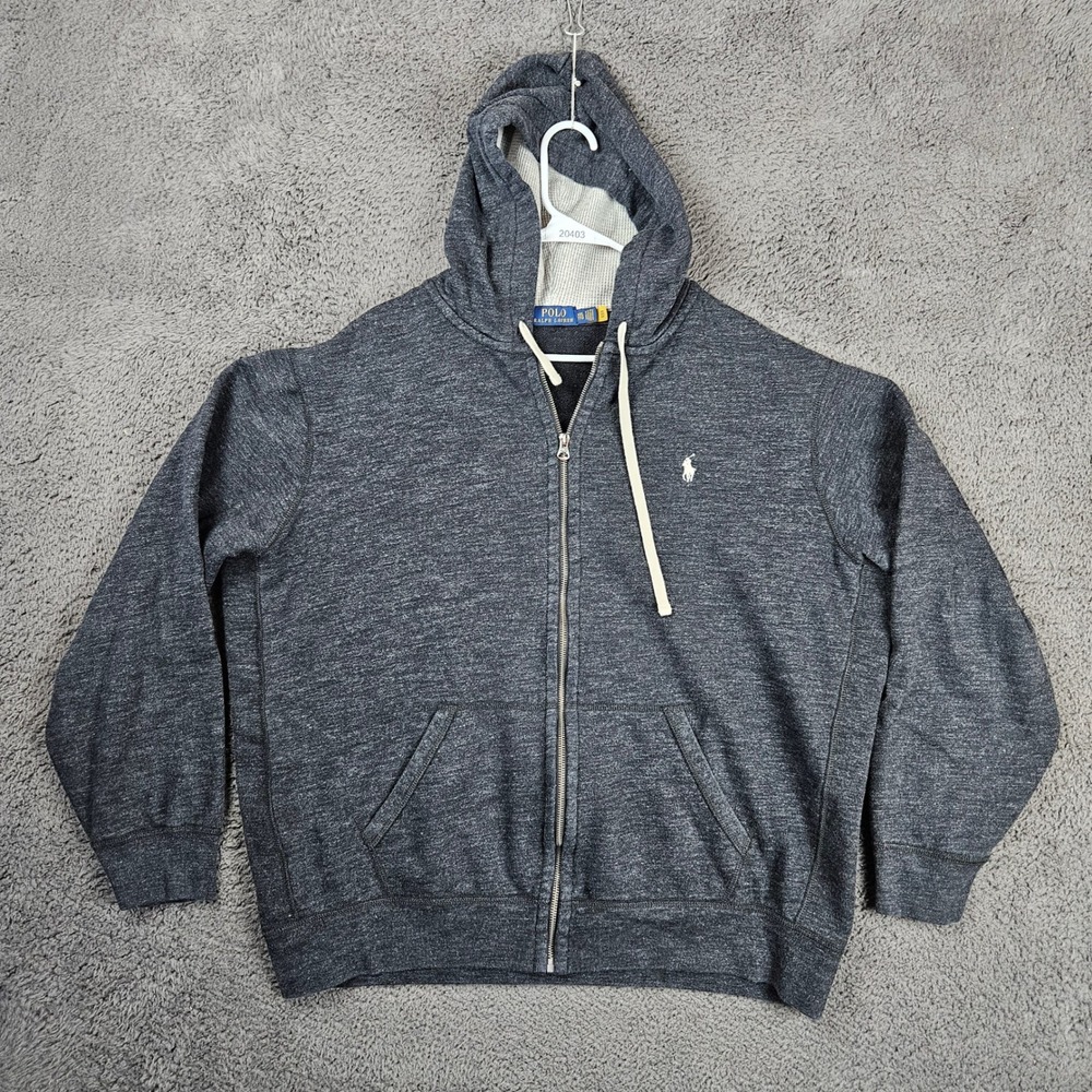 Polo Ralph Lauren Long Sleeve Knit Hoodie‎ Mens XXL LSFZHOODM1